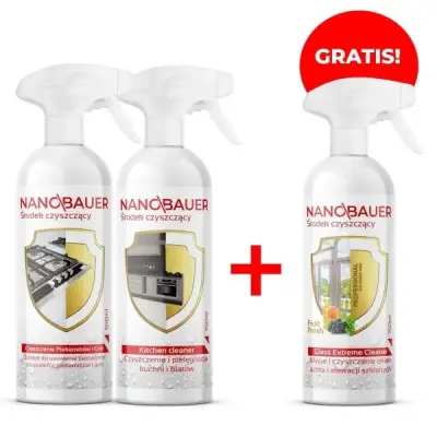 NANOBAUER® CLEAN KITCHEN Set de 2 produse și SPĂLARE...