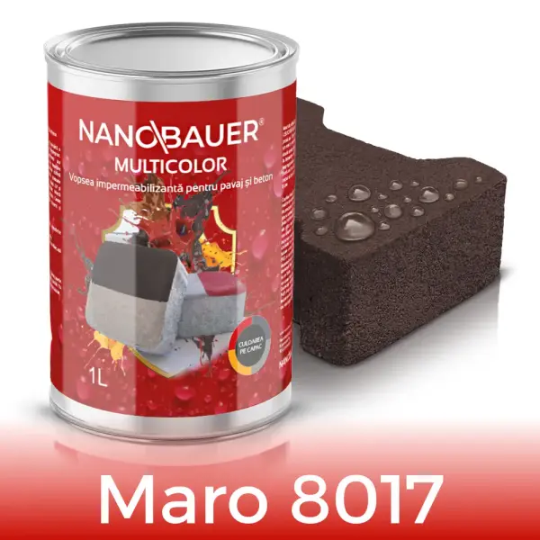 Impregnant colorant pentru pavaj și beton – NANOBAUER MULTICOLOR