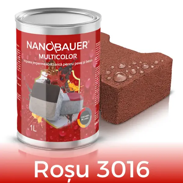 Impregnant colorant pentru pavaj și beton – NANOBAUER MULTICOLOR