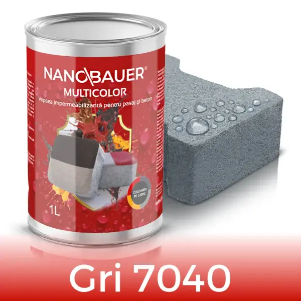 Impregnant colorant pentru pavaj și beton – NANOBAUER MULTICOLOR