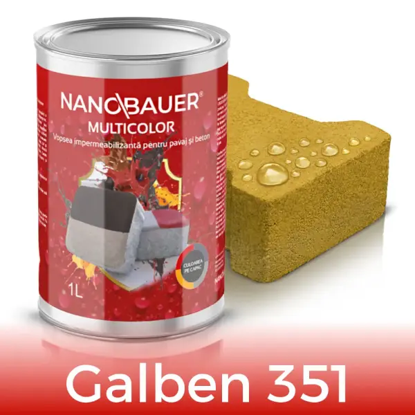 Impregnant colorant pentru pavaj și beton – NANOBAUER MULTICOLOR