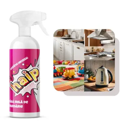 HAIP - Curățător universal + Microfibre GRATUIT 750 ml