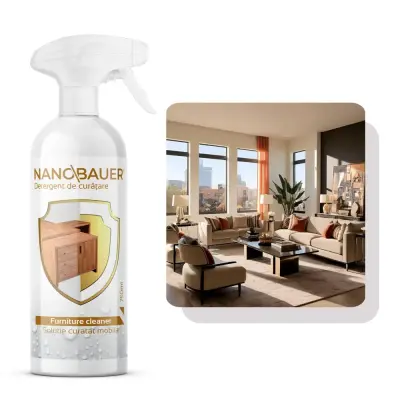 NANOBAUER FURNITURE CLEANER 750 ml – Soluție pentru...