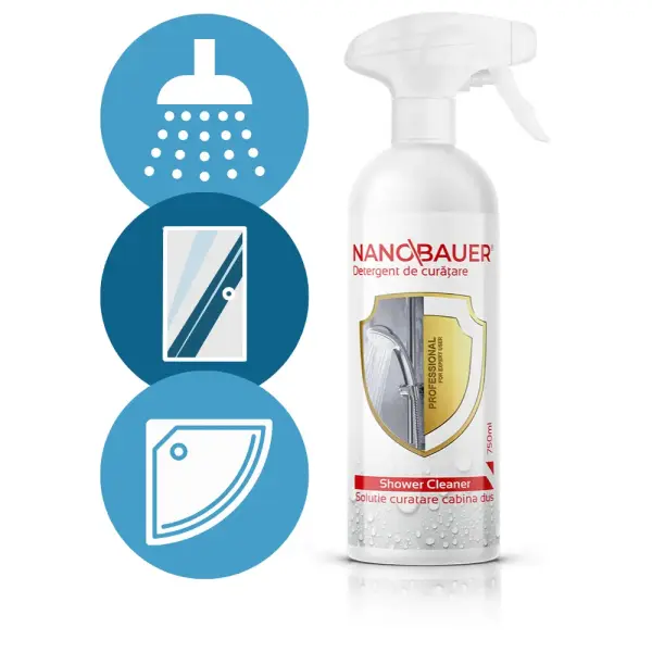 Detergent Lichid Solutia de curatare pentru Dus a baii Nanobauer Shower Cleaner