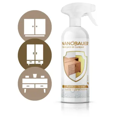 NANOBAUER FURNITURE CLEANER 750 ml – Soluție pentru...