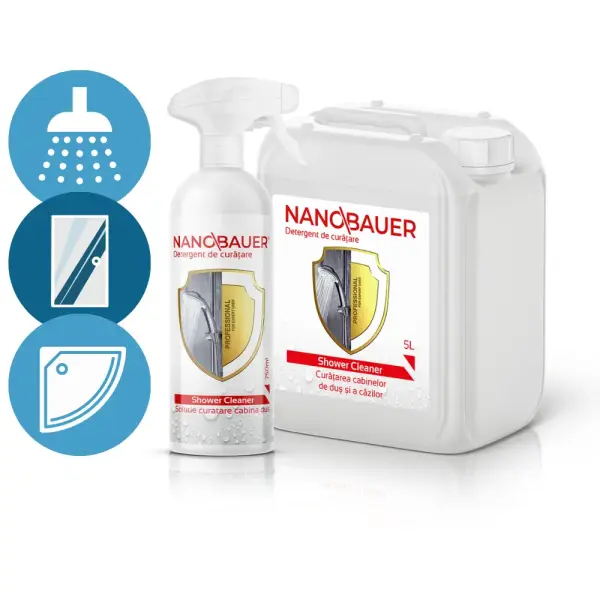 Detergent Lichid Solutia de curatare pentru Dus a baii Nanobauer Shower Cleaner