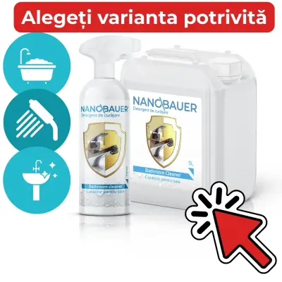 Detergent lichid eficient pentru curățarea băii,...