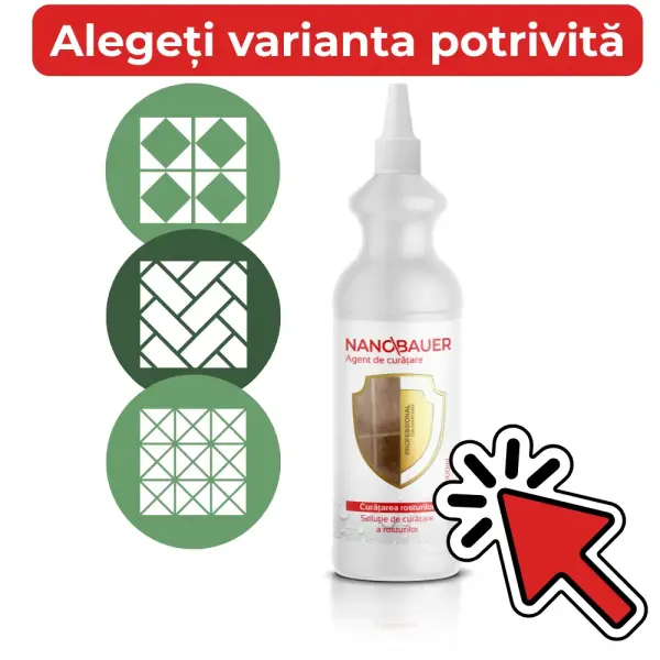 Detergent, solutie, lichid, curatare profesionala pentru degresare rosturi si imbinari solutie concentrata de curatare 1L