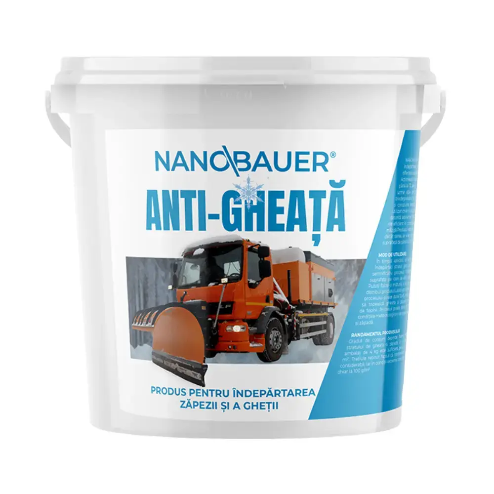 Soluție Profesională 4KG Anti-Gheață  - Îndepărtare Rapidă Gheață și Polei - Fără Găuri/Deteriorare Suprafețe